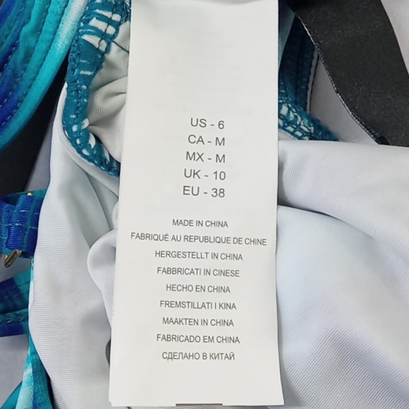 NEW LA BLANCA 6 Bathing Suit One Piece Swimwear Multi-color Resort Vacation - Picture 6 of 7